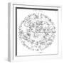 Northern Celestial Map-Science, Industry and Business Library-Framed Photographic Print