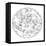 Northern Celestial Map-Science, Industry and Business Library-Framed Stretched Canvas