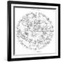 Northern Celestial Map-Science, Industry and Business Library-Framed Photographic Print