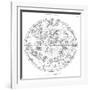 Northern Celestial Map-Science, Industry and Business Library-Framed Photographic Print