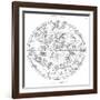 Northern Celestial Map-Science, Industry and Business Library-Framed Photographic Print