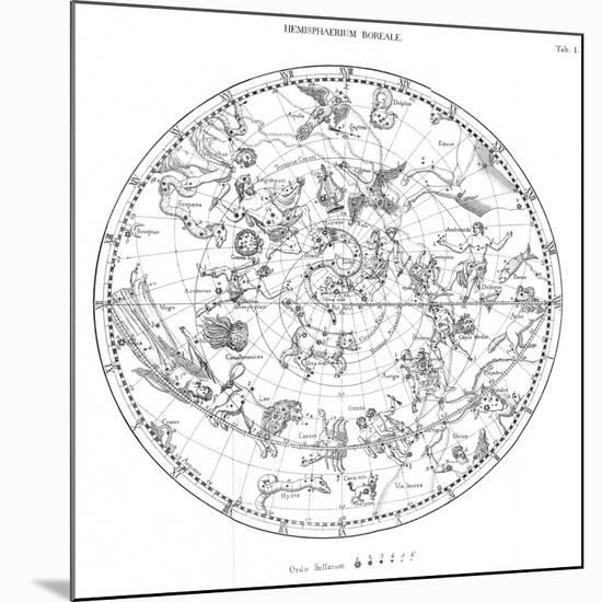 Northern Celestial Map-Science, Industry and Business Library-Mounted Photographic Print