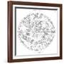 Northern Celestial Map-Science, Industry and Business Library-Framed Photographic Print