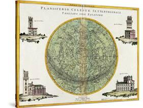 Northern Celestial Planisphere, 1777-Science Source-Stretched Canvas