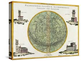 Northern Celestial Planisphere, 1777-Science Source-Stretched Canvas