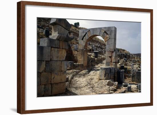 Northern City Gate, Roman City of Tiddis-null-Framed Giclee Print