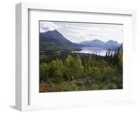 Northern Coniferous Forest Around Lake Skilak on the Kenai Peninsula, Alaska, USA-Jeremy Bright-Framed Photographic Print