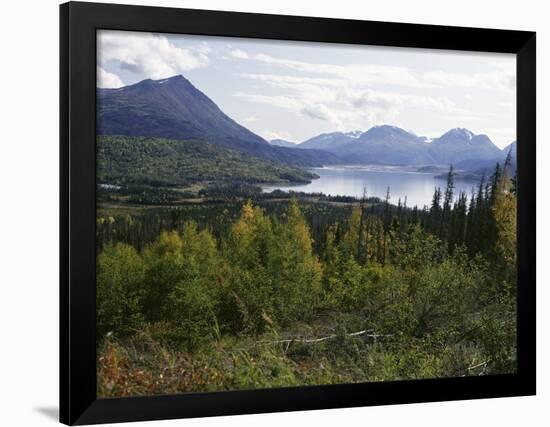 Northern Coniferous Forest Around Lake Skilak on the Kenai Peninsula, Alaska, USA-Jeremy Bright-Framed Photographic Print