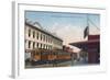 Northern Electric Rail Depot - Sacramento, CA-Lantern Press-Framed Art Print