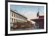 Northern Electric Rail Depot - Sacramento, CA-Lantern Press-Framed Art Print