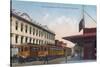 Northern Electric Rail Depot - Sacramento, CA-Lantern Press-Stretched Canvas