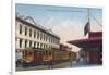 Northern Electric Rail Depot - Sacramento, CA-Lantern Press-Framed Art Print