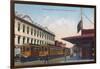 Northern Electric Rail Depot - Sacramento, CA-Lantern Press-Framed Art Print