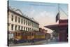 Northern Electric Rail Depot - Sacramento, CA-Lantern Press-Stretched Canvas