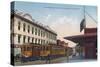 Northern Electric Rail Depot - Sacramento, CA-Lantern Press-Stretched Canvas