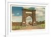 Northern Entrance Arch, Yellowstone National Park-null-Framed Art Print