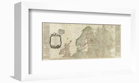 Northern Europe Divided into its Empires, Kingdoms, States, Republics, c.1787-Thomas Kitchin-Framed Art Print