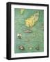 Northern Europe: Iceland, from Atlas of the World in Thirty-Three Maps, 1553-Battista Agnese-Framed Giclee Print