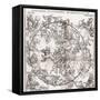 Northern Hemisphere Star Chart, 1537-Middle Temple Library-Framed Stretched Canvas