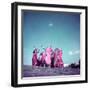 Northern Indian Tribe of Banjara Folk Dancers Performing Somewhere in Hyderabad-Jack Birns-Framed Photographic Print