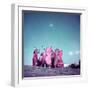 Northern Indian Tribe of Banjara Folk Dancers Performing Somewhere in Hyderabad-Jack Birns-Framed Photographic Print