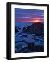 Northern Ireland, Basalt Giant's Causeway-K. Schlierbach-Framed Photographic Print