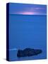 Northern Ireland, Basalt Island on the Causeway Coast, Glow on the Horizon-K. Schlierbach-Stretched Canvas