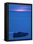 Northern Ireland, Basalt Island on the Causeway Coast, Glow on the Horizon-K. Schlierbach-Framed Stretched Canvas