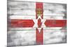 Northern Ireland Country Flag - Barnwood Painting-Lantern Press-Mounted Premium Giclee Print