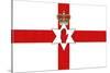 Northern Ireland Country Flag - Letterpress-Lantern Press-Stretched Canvas
