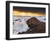 Northern Ireland, County antrim, Giants causeway at sunset-Shaun Egan-Framed Photographic Print