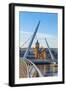 Northern Ireland, County Derry, Peace bridge-Shaun Egan-Framed Photographic Print
