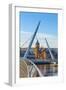 Northern Ireland, County Derry, Peace bridge-Shaun Egan-Framed Photographic Print