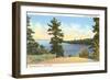 Northern Lake, Minnesota-null-Framed Art Print