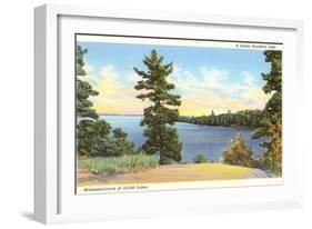 Northern Lake, Minnesota-null-Framed Art Print