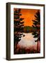 Northern Lake-John Newcomb-Framed Giclee Print