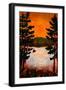 Northern Lake-John Newcomb-Framed Giclee Print