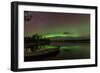 Northern Light or Aurora Borealis Nellim Near Inari Lake Lapland Finland-Renato Granieri-Framed Photographic Print