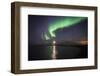 Northern Lights (Aurora Borealis) at Grotta Island Lighthouse, Polar Regions-Matthew Williams-Ellis-Framed Photographic Print