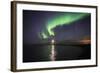 Northern Lights (Aurora Borealis) at Grotta Island Lighthouse, Polar Regions-Matthew Williams-Ellis-Framed Photographic Print