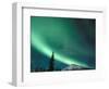 Northern Lights, Aurora Borealis, Brooks Range, Arctic National Wildlife Refuge, Alaska, USA-Steve Kazlowski-Framed Photographic Print