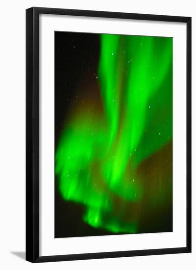 Northern Lights (Aurora Borealis), Churchill, Hudson Bay, Manitoba, Canada, North America-Bhaskar Krishnamurthy-Framed Photographic Print