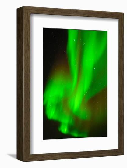 Northern Lights (Aurora Borealis), Churchill, Hudson Bay, Manitoba, Canada, North America-Bhaskar Krishnamurthy-Framed Photographic Print