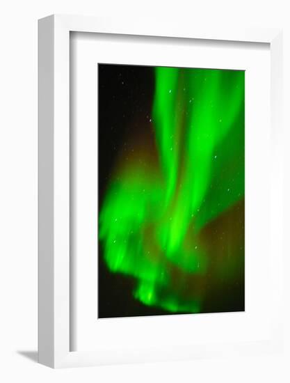 Northern Lights (Aurora Borealis), Churchill, Hudson Bay, Manitoba, Canada, North America-Bhaskar Krishnamurthy-Framed Photographic Print