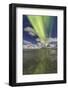 Northern Lights (Aurora Borealis) on Skagsanden Sky, Lofoten Islands, Arctic, Norway, Scandinavia-Roberto Moiola-Framed Photographic Print