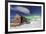 Northern Lights (Aurora Borealis) over an Abandoned Log Cabin Surrounded by Snow and Ice-Roberto Moiola-Framed Photographic Print