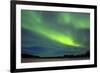 Northern Lights (Aurora Borealis) over Snowscape.-Jorg Hackemann-Framed Photographic Print