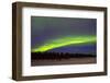 Northern Lights (Aurora Borealis) over Snowscape.-Jorg Hackemann-Framed Photographic Print