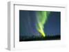 Northern Lights (Aurora Borealis) over Snowscape.-Jorg Hackemann-Framed Photographic Print