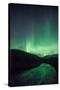 Northern Lights, Aurora Borealis, River-Lindsay Daniels-Stretched Canvas